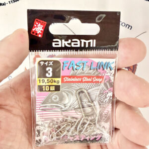 BLISTER 10 CONECTORES AKAMI FAST LINK NUM. 3