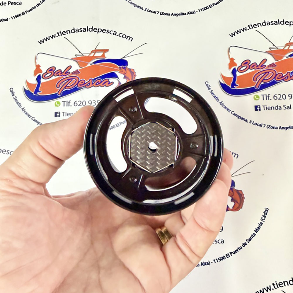 BOBINA CARRETE DE SURFCASTING NSC NYLON 1.5 COLOR BLACK - Imagen 2