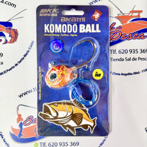 BOLA PARA JIGGING AKAMI KOMODO BALL 150GR. RED