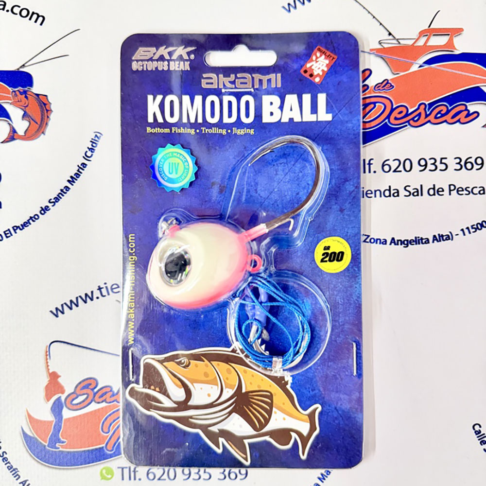 BOLA PARA JIGGING AKAMI KOMODO BALL 200GR. PINK PEARL
