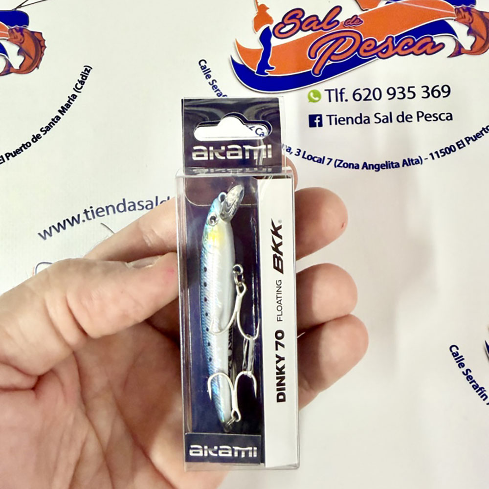 MUESTRA DE SPINNING AKAMI DINKY 70MM. 3,20GR. COLOR SARDINE