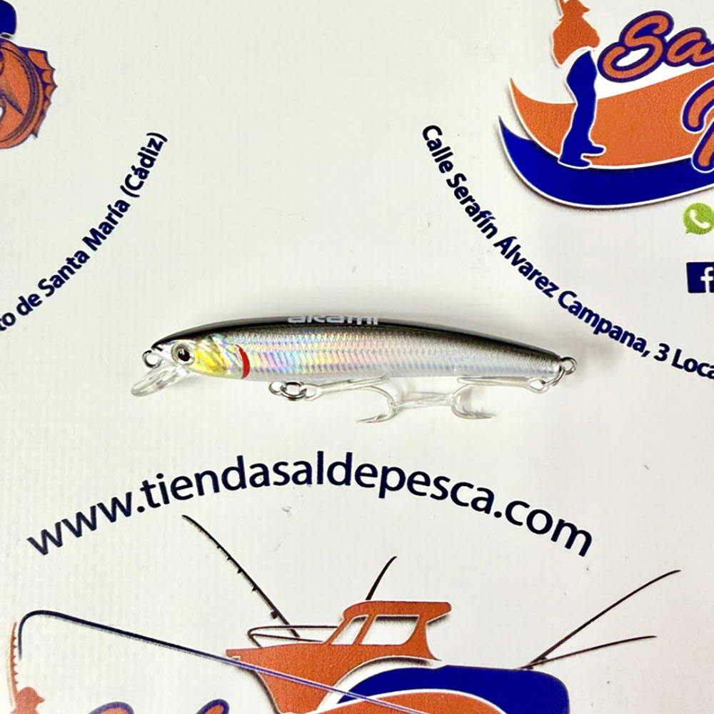 MUESTRA DE SPINNING AKAMI DINKY 70MM. 3,20GR. COLOR SILVER BLACK - Imagen 2