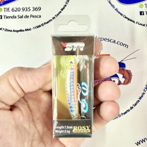 MUESTRA DE SPINNING STR ROSY MINNOW 70MM. 3,60GR. COLOR CTF