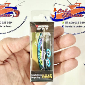 MUESTRA DE SPINNING STR ROSY MINNOW 70MM. 3,60GR. COLOR CBG