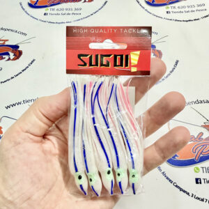 BLISTER 5 PULPOS VINILO SUGOI! 10CM. COLOR WBP
