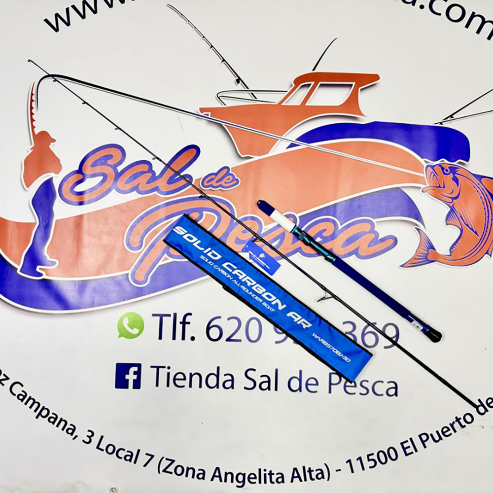 CAÑA EMBARCACION Y JIGGING WILLIAMSON SOLID CARBON AR 2,13MT. 300GR.