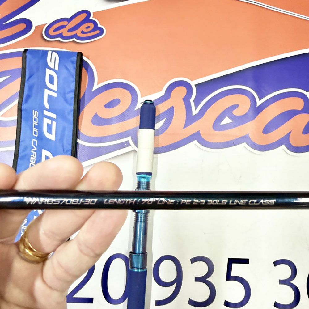 CAÑA EMBARCACION Y JIGGING WILLIAMSON SOLID CARBON AR 2,13MT. 300GR. - Imagen 6