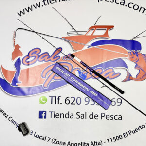 CAÑA EMBARCACION Y JIGGING WILLIAMSON SOLID CARBON AR 2,13MT. 400GR.