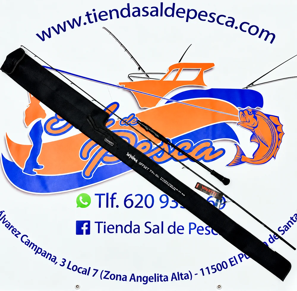 CAÑA DE JIGGING O POPPING HART MIURA OFFSET 2,30MT. 180GR.