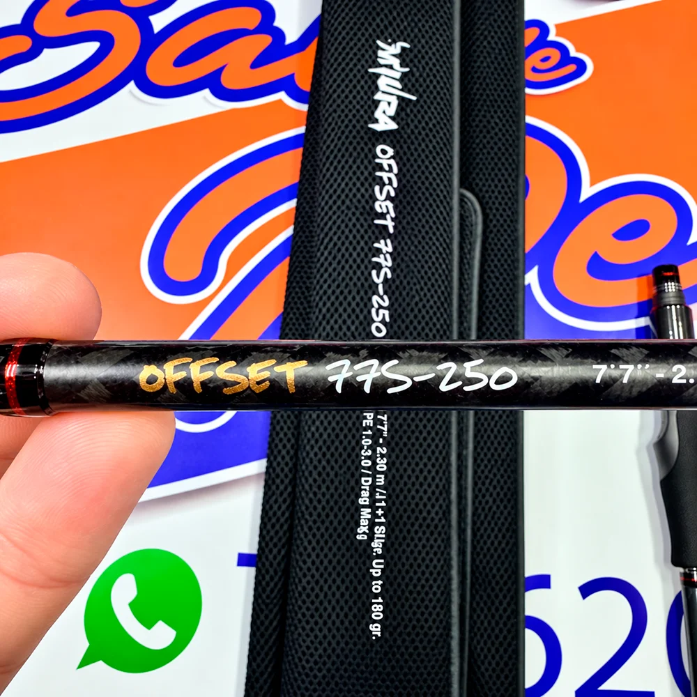 CAÑA DE JIGGING O POPPING HART MIURA OFFSET 2,30MT. 250GR. - Imagen 8