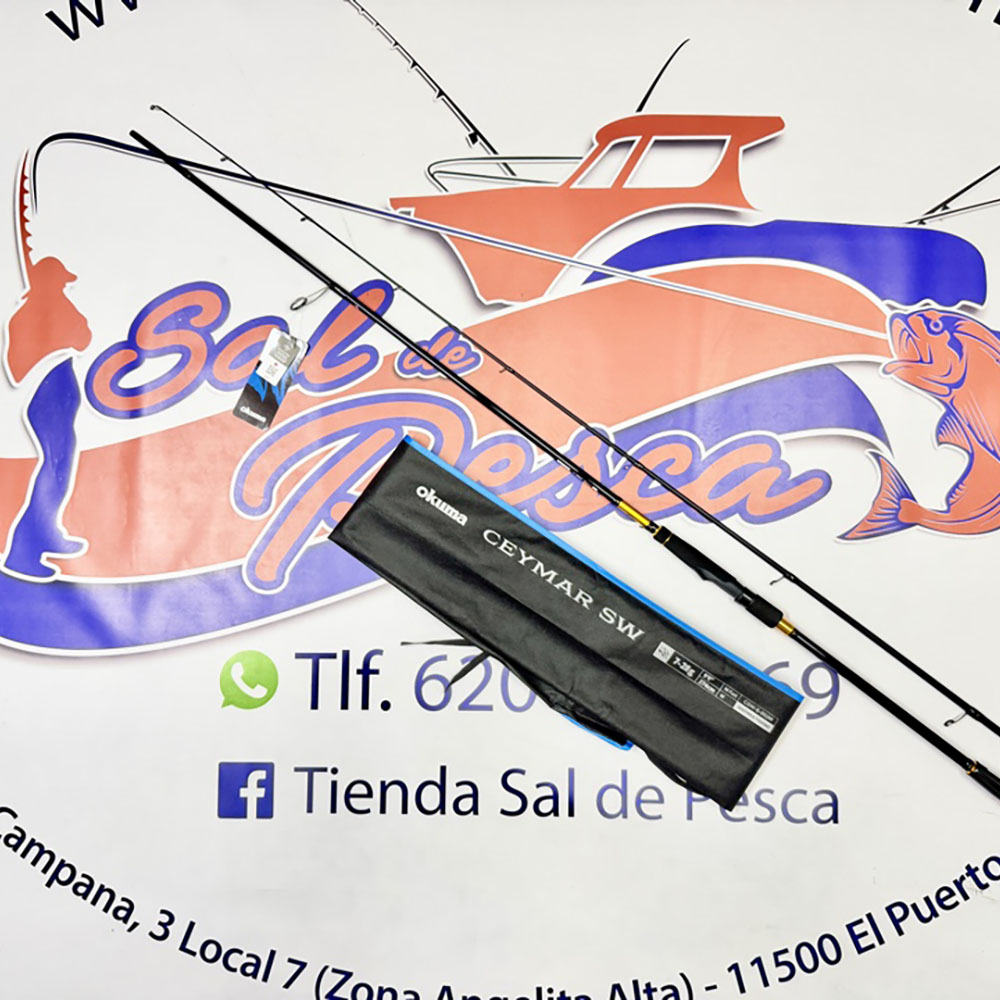 CAÑA DE SPINNING OKUMA CEYMAR SW 2,74MT. 7-28GR.