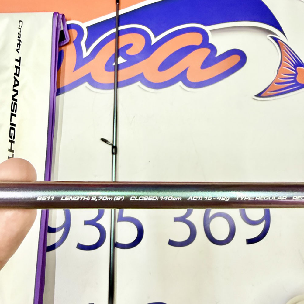 CAÑA SPINNING CINNETIC TRANSLIGHT SB LIGHT GAME 2,70MT M 15-42GR. - Imagen 6