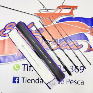CAÑA SPINNING CINNETIC CRAFTY TRANSLIGHT TRAVEL 4 2,70MT. MH 12-60GR.