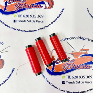 BOBINA DE HILO ELASTICO EVIA 250MT. 0,20MM ROJO