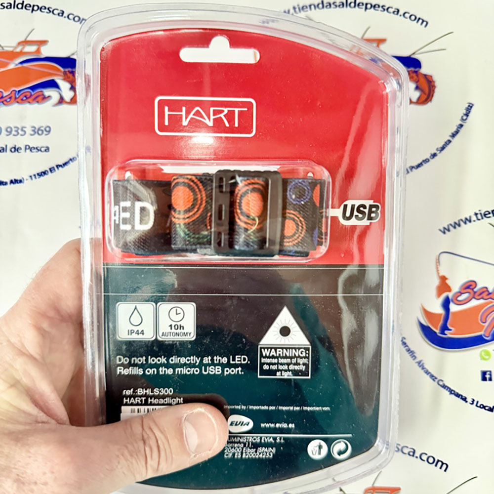 LINTERNA DE CABEZA HART SENSOR 300 LUMENS - Imagen 2