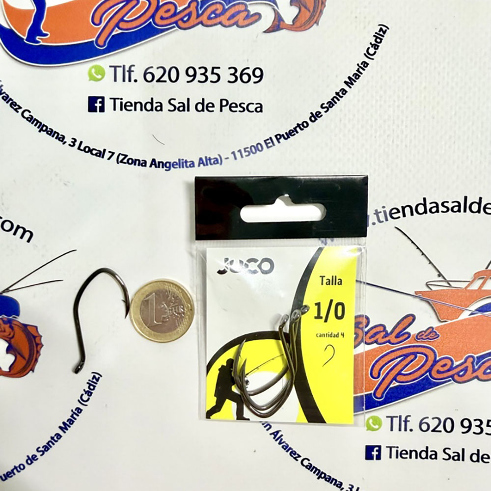 ANZUELO CARBONO JAPAN CHINU RING VIVO JUCO NUM. 1/0 - Imagen 2