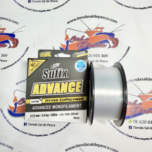 HILO MONOFILAMENTO SUFIX ADVANCE 0,23MM. 300MT.
