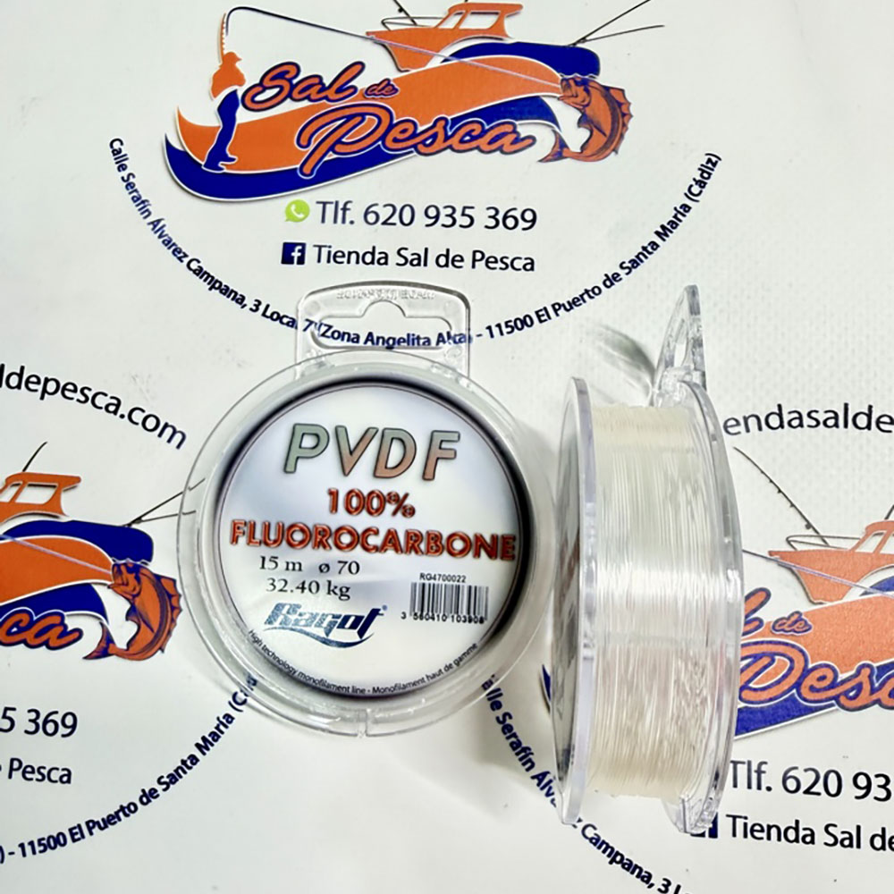 HILO FLUOROCARBONO 100% RAGOT PVDF 0.70MM. 15MT.