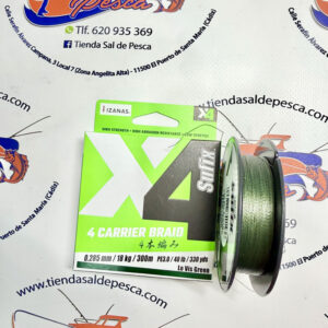 HILO TRENZADO SUFIX 4X 300MT. 28,5MM. COLOR VERDE