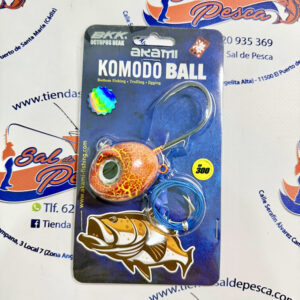 BOLA PARA JIGGING AKAMI KOMODO BALL 300GR. RED