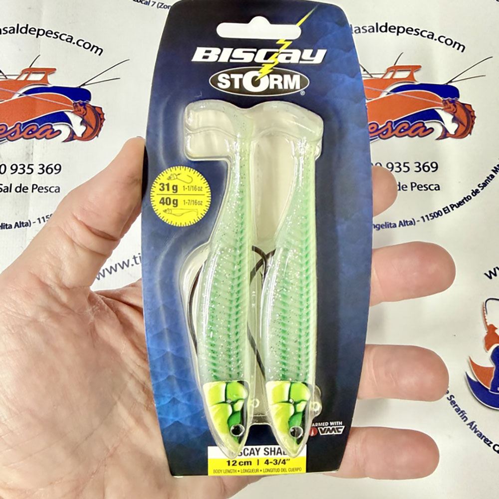 MUESTRA VINILO STORM BISCAY SHAD 12CM. 40GR. COLOR GLS