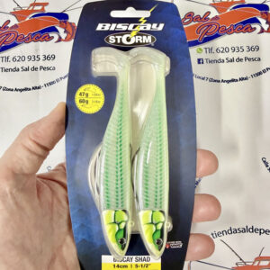 MUESTRA VINILO STORM BISCAY SHAD 14CM. 60GR. COLOR GLS