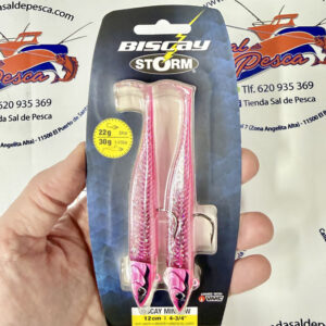 MUESTRA VINILO STORM BISCAY MINNOW 12CM. 30GR. COLOR PKS