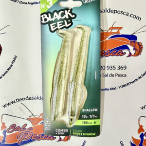 SEÑUELO FIIISH BLACK EEL 150 COMBO SHALLOW 10GR. GHOST MINNOW