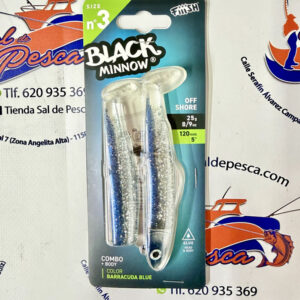 SEÑUELO FIIISH BLACK MINNOW 120 COMBO OFF SHORE 25GR. BARRACUDA BLUE