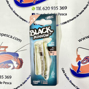 SEÑUELO FIIISH BLACK MINNOW 70 COMBO OFF SHORE 6GR. KHAKI