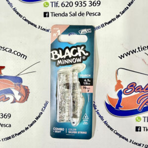 SEÑUELO FIIISH BLACK MINNOW 70 COMBO SEARCH 4.5GR. SILVER STRIKE