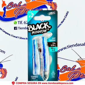 SEÑUELO FIIISH BLACK MINNOW 90 COMBO OFF SHORE 10GR. BLUE