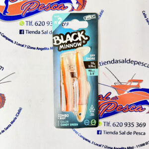 SEÑUELO FIIISH BLACK MINNOW 90 COMBO OFF SHORE 10GR. CANDY GREEN