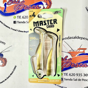 SEÑUELO FIIISH MASTER SHAD 100 COMBO MEDIUM 15GR. KHAKI