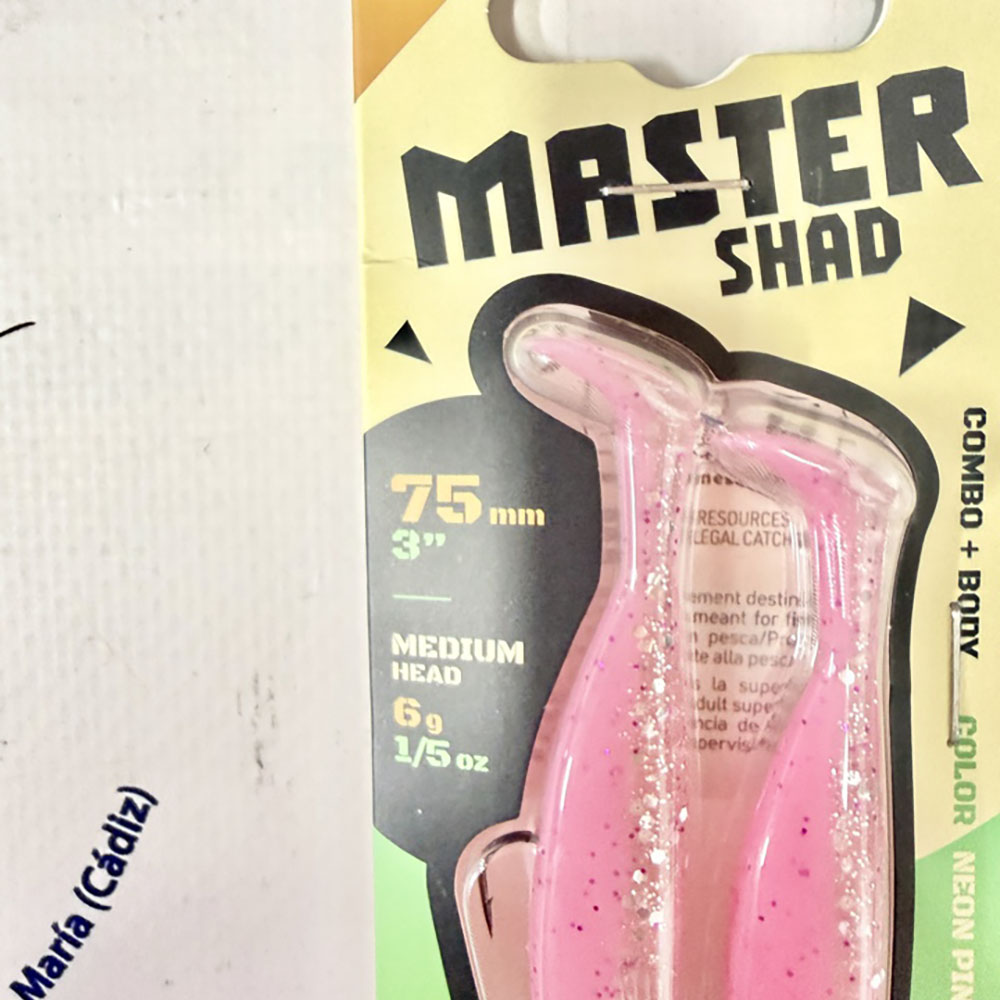 SEÑUELO FIIISH MASTER SHAD 75 COMBO MEDIUM 6GR. NEON PINK - Imagen 2