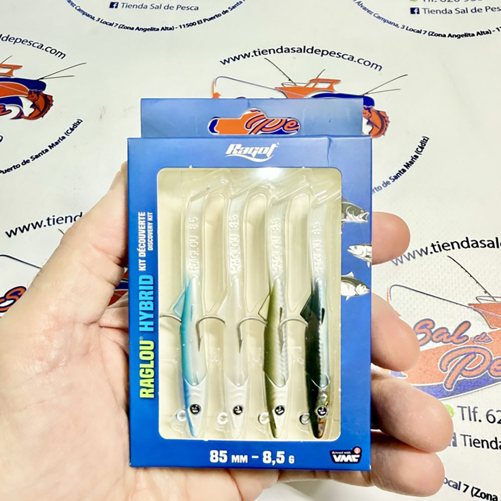 PACK 4 RAGLOU HYBRID 8.50CM. DISCOVERY KIT COLOR PB / PW / AYUG / LC