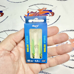 MUESTRA VINILO DE SPINNING RAGLOU HYBRID 6.5CM. 4.50GR. COLOR GLS