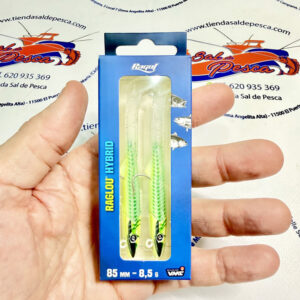 MUESTRA VINILO DE SPINNING RAGLOU HYBRID 8.5CM. 8.50GR. COLOR GLS