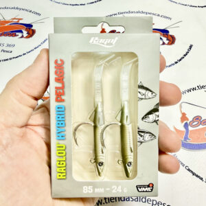 MUESTRA VINILO DE SPINN RAGLOU HYBRID PELAGIC 8.5CM. 24GR. COL. AYUGX2