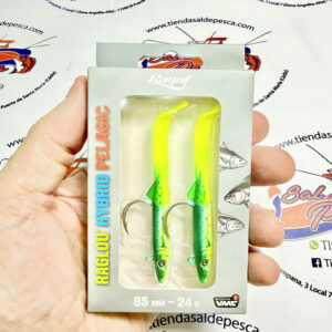 MUESTRA VINILO DE SPINN RAGLOU HYBRID PELAGIC 8.5CM. 24GR. COL. DO