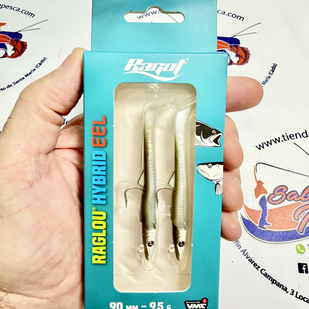 MUESTRA VINILO DE SPINNING RAGLOU HYBRID ELL 9CM. 12GR. COLOR AYUG