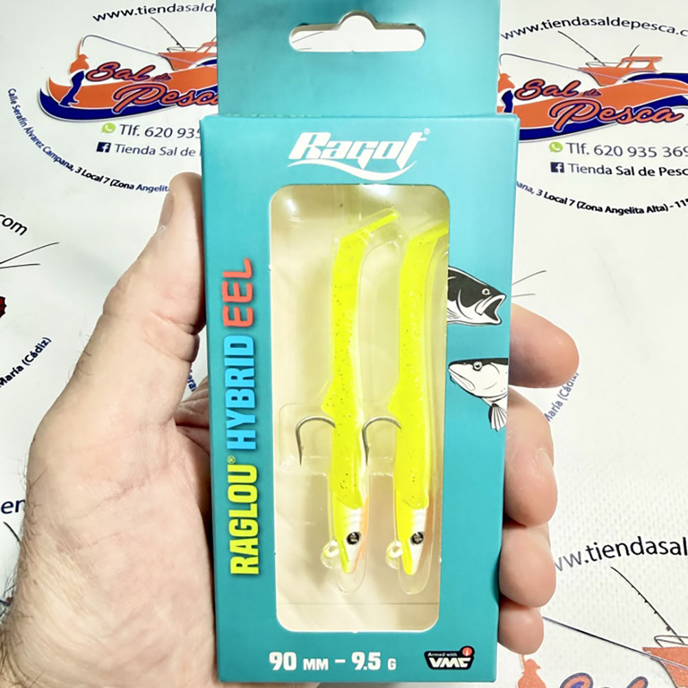 MUESTRA VINILO DE SPINNING RAGLOU HYBRID ELL 9CM. 12GR. COLOR CG