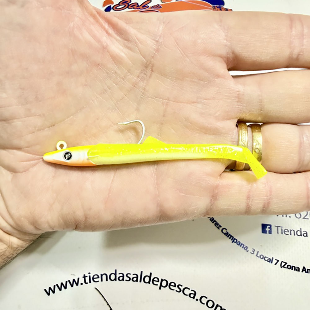 MUESTRA VINILO DE SPINNING RAGLOU HYBRID ELL 9CM. 12GR. COLOR CG - Imagen 2