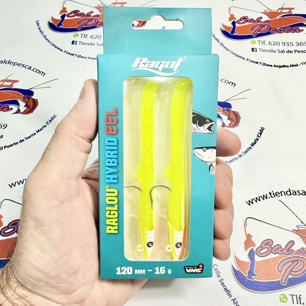 MUESTRA VINILO DE SPINNING RAGLOU HYBRID ELL 12CM. 16GR. COLOR CG
