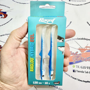 MUESTRA VINILO DE SPINNING RAGLOU HYBRID ELL 12CM. 16GR. COLOR PB