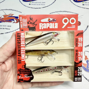 KIT DE SEÑUELOS RAPALA 90 AÑOS FLOATER SMALL NATURISTIC