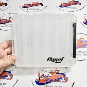 CAJA PORTA JIBIONERAS RAGOT DOBLE CARA VERTICAL 20,6X17X4,4CM.