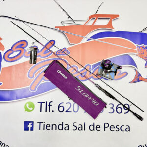 COMBO DE ROCKFISHING OKUMA SCORPIO SENSITIVE LIGHT + SCORPIO SP 3000-A