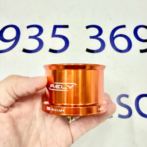 BOBINA CARRETE DE SURFCASTING RELY ALUMINIO UL TYPE 1,6 COLOR ORANGE