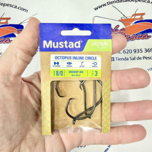 ANZUELO MUSTAD 39928NP-BN OCTUPUS INLINE CIRCLE OJAL NUM. 8/0
